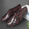 Zapatos de Plástico Individuales para Mujer de Caña Corta Zapatos de Agua Planos de Gelatina Botas de Lluvia Zapatos de Trabajo de Cocina Zapatos de Plástico Suela Blanda Zapatos de Lluvia Zapatos de Mamá