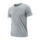 2025 Nova alta qualidade Principal Empurrar Casal Manga Curta Camiseta Seda Gelo Masculina Verão Secagem Rápida Manga Curta Masculina Gola Redonda Solta Alta