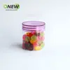 Botella de plástico transparente de 150 ml frasco para envolver regalos frasco sellado grado alimenticio para mascotas frasco de plástico para frutos secos caja de plástico redonda