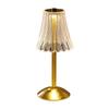 Amazon Exclusive Nordic LED Retro Metal Lâmpada de Mesa Simples Quarto Cabeceira Atmosfera Quente USB Recarregável Luz Noturna