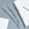 DIY Libro de Hojas Sueltas Núcleo de Reemplazo Clip de Almacenamiento de Clasificación A5b5 Tira de Encuadernación de Hojas Sueltas Anillo de Encuadernación de Apertura y Cierre de 20 Agujeros/26 Agujeros