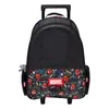Mochila con Ruedas para Estudiante Nuevo Set de Tres Piezas Anime Estuche para Lápices de Gran Capacidad Poliéster Mochila con Reducción de Carga Bolsa para Comida Personalización