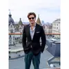 Comercio Exterior Transfronterizo Venta al por Mayor de Trajes para Hombre, Trajes de Solapa Sencilla de Negocios Casual de Moda para Hombre, Blazers Europeos y Americanos de Corte Ajustado