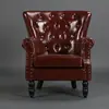 Sofá individual americano de terciopelo, sencillo, retro, a rayas, sillón perezoso, hogar, balcón, sillón de cuero, influencer, sofá pequeño