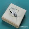 Anillo de Plata de Ley S925 Soporte Vacío para Perla de 8-12 mm Soporte para Anillo de Perla Cola de Pavo Real Accesorios de Plata DIY Fábrica Venta al por Mayor
