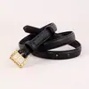 Cinturón de Cuero Genuino Vintage de Gama Alta para Mujer 2023 Nuevo Estilo Hebilla de Bambú Decorativa Cinturón para Jeans Fábrica Stock Listo