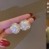 2024 Nuevos Pendientes Rojos de Perlas con Incrustaciones de Diamantes de Moda para Mujer Lujo Ligero Niche de Alta Gama Pendientes Elegantes y Accesorios para las Orejas