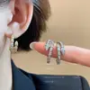 Pendientes Retro Marrón Maillard para Mujer Nuevos Pendientes de Otoño e Invierno Lujo Ligero Temperamento Pendientes de Gama Alta Pendientes de Estilo Étnico