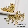Panela de Pressão Banhada a Ouro Fecho Snap Artesanal DIY Pulseira Colar Fecho Final Fio de Aço Corda Linha de Pesca Contas de Posicionamento Fivela Fecho