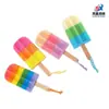 Cepillo de Taza Esponja de Venta Directa con Mango, Limpiador Esponja Creativo con Forma de Helado, Cepillo de Taza Esponja de Paleta de Colores