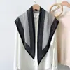 Pañuelo Chal de Seda de Lunares para Mujer 2025 Nuevo Bufanda de Verano Bufanda Triangular de Gama Alta Pañuelo para la Cabeza Cinturón Combinación