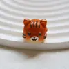 Adornos de Animales del Zodíaco de Resina Tridimensional DIY Pegamento de Crema Zuecos Flor Colgante de Llavero Materiales