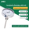 WSS-401 termômetro bimetálico inteligente termômetro radial axial termômetro de ponteiro bimetálico