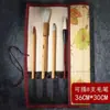 Cortina de Caneta de Bambu Protege Canetas Pincel para Transportar e Guardar Canetas ao Sair. Cortina de Bambu Prática com Cobertura de Tecido de 2 Lados e 4 Lados para Estudantes