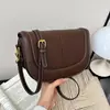2026 Nuevo Otoño Invierno Bolso Retro tipo Silla de Montar para Mujer Versátil Gran Capacidad Moda Súper Caliente Bolso de Hombro Único Cruzado