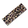 Faixa de Cabelo Retro Estampa de Leopardo Europeia e Americana Transfronteiriça Moda Street Headwear de Garota Popular Faixa Elástica Absorvente de Suor Esportiva para Mulheres em Estoque