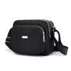 Bolso para Mujer 2020 Verano Nuevo Color de Contraste Tela de Nylon Bolso Pequeño Ligero Impermeable Hombro Cruzado Casual para Mujer Bolso Pequeño de Tela