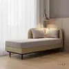 Chaise Longue de Luxo Leve Varanda de Apartamento Quarto Sofá Preguiçoso Cadeira de Lounge de Lazer Design Hotel de Negócios Pousada Sofá de Beleza