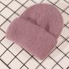 Gorro de inverno versão coreana do chapéu Chapéu de coelho Coringa chapéu infantil Lã de coelho angorá chapéu de malha chapéu de lã quente