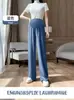 Soporte Abdominal de Cintura Alta, No Constrictivo, Pantalones de Maternidad de Seda de Hielo Delgada de Verano, Pantalones de Pierna Ancha para Exteriores, Pantalones Largos de Maternidad Tallas Grandes