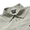 Ropa para Hombre North Boundary 2026 Verano Nueva Camisa de Manga Corta con Botones Ocultos Camisa a Cuadros Retro para Hombre Top de Media Manga