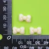 Mini lazo de purpurina accesorios de resina pegamento en crema DIY uñas funda de teléfono pasador para el pelo material de accesorios para el cabello parche lote