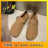 Mocasines Planos de Punta Redonda Estilo Bosque con Suela Suave para Mujer, Nuevos Zapatos Slip-On Retro Verano y Otoño 2025, Zapatos Lindos y Originales Estilo Birkenstock