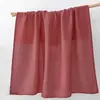 Manta a Cuadros de Algodón de Bambú, Manta Sólida para Parasol de Cochecito de Bebé, Toalla de Baño para Recién Nacido, Manta Envolvente Transfronteriza de Amazon