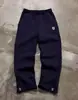 Moda Callejera Retro Y2K Europea y Americana Transfronteriza Hip-Hop Casual Cintura Elástica Cremallera Holgados Color Sólido Pantalones Casuales Deportivos