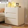 Mesita de noche estilo mid-century, madera maciza, para uso doméstico, dormitorio, estante de almacenamiento junto a la cama, armario de almacenamiento, nuevo modelo 2026, adecuado para apartamentos pequeños