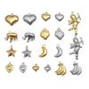 Acessórios para Joias DIY Aço Inoxidável Lua Crescente Estrela de Cinco Pontas Coração Anjo Pingente Colar Pulseira Brincos Material para Pingente