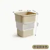 Lixeira de Carro Dobrável Mini Balde Lixeira de Carro para Viagem Armazenamento Conveniente com Saco de Lixo Embutido Quadrada
