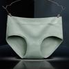 Calcinha de Cintura Média de Grafeno para Mulheres, Calcinha de Algodão Estampada de Cintura Média para Estudantes, Calcinha Respirável
