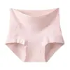 Ropa interior de algodón puro para mujer, transpirable, antibacteriana, grado 10A, de cintura alta, Braguitas sin costuras de clase A, transpirables, con refuerzo extendido para mujer