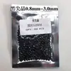 Piedra Preciosa de Espinela Negra Redonda Suelta, Piedra Suelta de Espinela Negra para Cara de Anillo, Cuentas Sueltas Facetadas de Piedra Negra