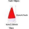 Chapéu de Natal conjunto de faca e garfo Chapéu de Natal Decorações de Natal Chapéu de não tecido Decoração de garrafa de vinho de Natal atacado