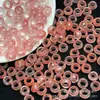 Cuentas espaciadoras de cristal de sandía con base de hielo de 8x5 mm de agujero grande, al por mayor, para joyería de jade DIY, pulseras y accesorios de cuentas para ábaco