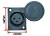 Suministro directo de fábrica plástico Canon asiento micrófono audio Canon asiento esquina Placa de soldadura PCB audio Canon asiento