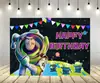 Amazon Buth Lightyear Tela de Fondo para Cumpleaños Suministros Decorativos para Fiesta de Cumpleaños Banner de Foto de Lightyear Fondo