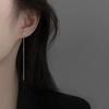 Aretes de copo de nieve con incrustaciones de diamantes para mujer 2025 nuevo diseño moda nicho aretes versátiles aretes de temperamento