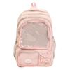 Nueva Mochila Escolar Transparente y Linda, Bolsa de Dolor de Cumpleaños, Mochila para Estudiantes de Gran Capacidad, Mochila Transparente para la Universidad, Buena Apariencia