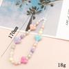 Nuevo estilo coreano con colgante de joyería de acrílico con cuentas de perlas de amor creativas para teléfono móvil