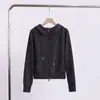 Conjunto Esportivo Solto para Mulheres, Novo Primavera e Outono Celebridade da Internet Rua Zíper com Capuz Moletom Casual Conjunto de Duas Peças