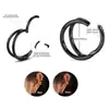Piercing de Nariz de Zircônia Chanfrada de Três Camadas Estilo Europeu e Americano, Popular Estilo Transfronteiriço Joias para Body Piercing Atacado