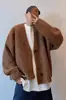 Cárdigan de punto de terciopelo de visón para hombres y mujeres, otoño e invierno, suave y acogedor, marca de moda, suéter holgado casual estilo coreano