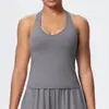 Colete de Yoga Europeu e Americano Transfronteiriço Escovado Justo Costas Bonitas Alça Cruzada Sutiã Esportivo Corrida Fitness Roupas de Yoga Tops para Mulheres