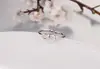 Anillo Abierto de Plata de Ley S925 Moda Anillo Personalizado de Lazo para Mujer Exquisito Simple Estilo Coreano Joyería de Plata de Ley Venta al por Mayor
