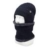 Gorro de Malha Floco de Neve Chapéu de Inverno para Homens de Meia-idade e Idosos Proteção Quente para as Orelhas Pulôver Espesso à Prova de Frio Chapéu de Lã
