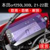 Película protectora de pantalla LCD para instrumentos Honda crf250L/300L 21-22, no templada.