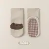 Meias de Chão Infantis, Espessas e Quentes, Novas Meias Respiráveis de Algodão Penteado para Outono e Inverno para Meninos e Meninas, Meias de Cano Médio, Classe A